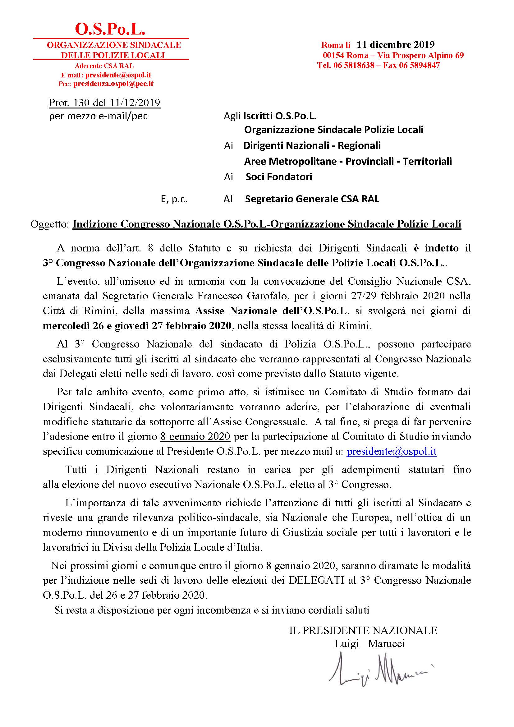 Ospol Sito Ufficiale Organizzazione Sindacale Delle